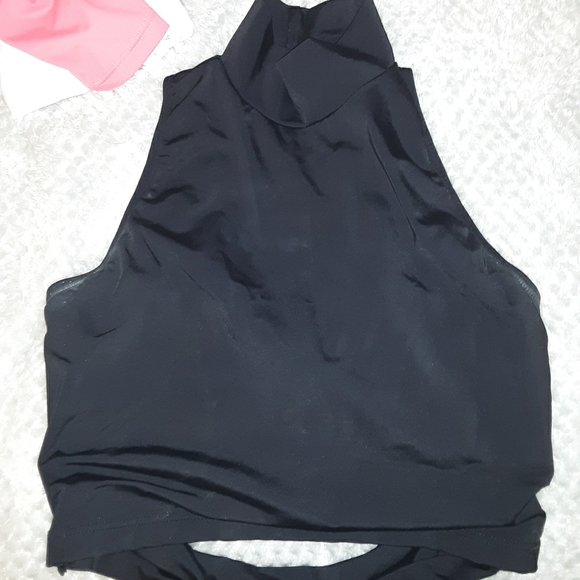 Black dance crop top - Picture 1 of 3